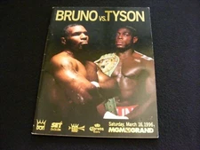 Frank BRUNO vs. Mike TYSON boxing program 1996 MGM Grand
