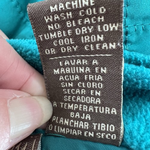 Jane Ashley  Aqua Blue Vest zip-up pockets quilted Women’s Size Medium - Picture 7 of 7