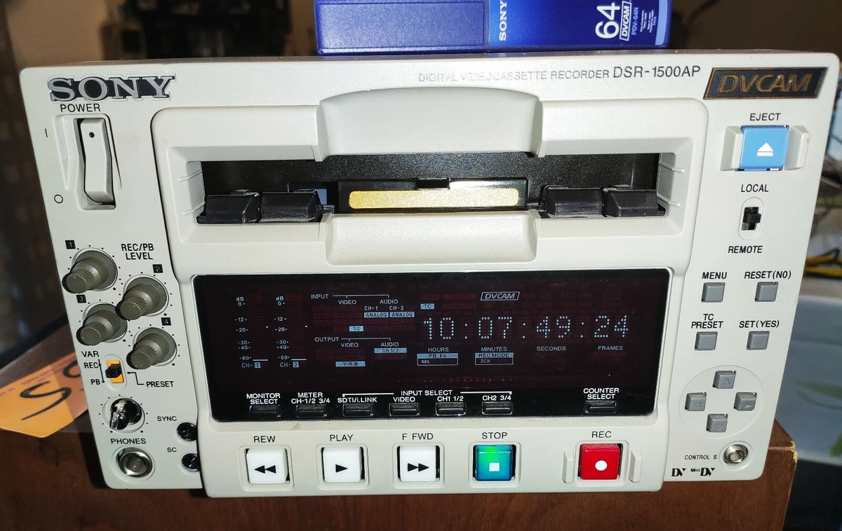 Contrôleur Sony DSRM-10 Pour Magnétoscope DVCAM Neuf Emballage Ouvert