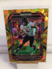 2023 Panini Prizm Draft Picks #81 Patrick Mahomes II Prizms Gold Ice