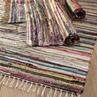 HANDMADE INDIAN RAG RUGS Recycled Cotton LARGE SMALL Woven WEAVE FLOOR MAT