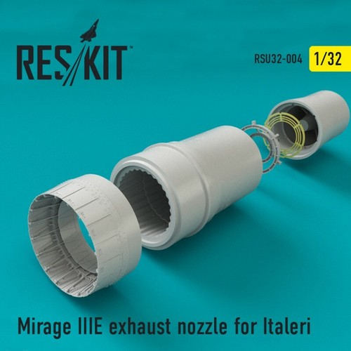 Dassault Mirage IIIE Ugelli Scarico, Kit Italeri 1/32 Modello RESKIT RSU32-0004 - Foto 8 di 12
