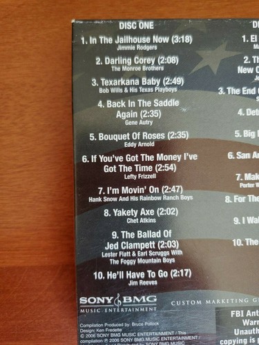 2 3-CD Sets of Country Music: All American Country & Best of Country Hits - Imagen 10 de 12
