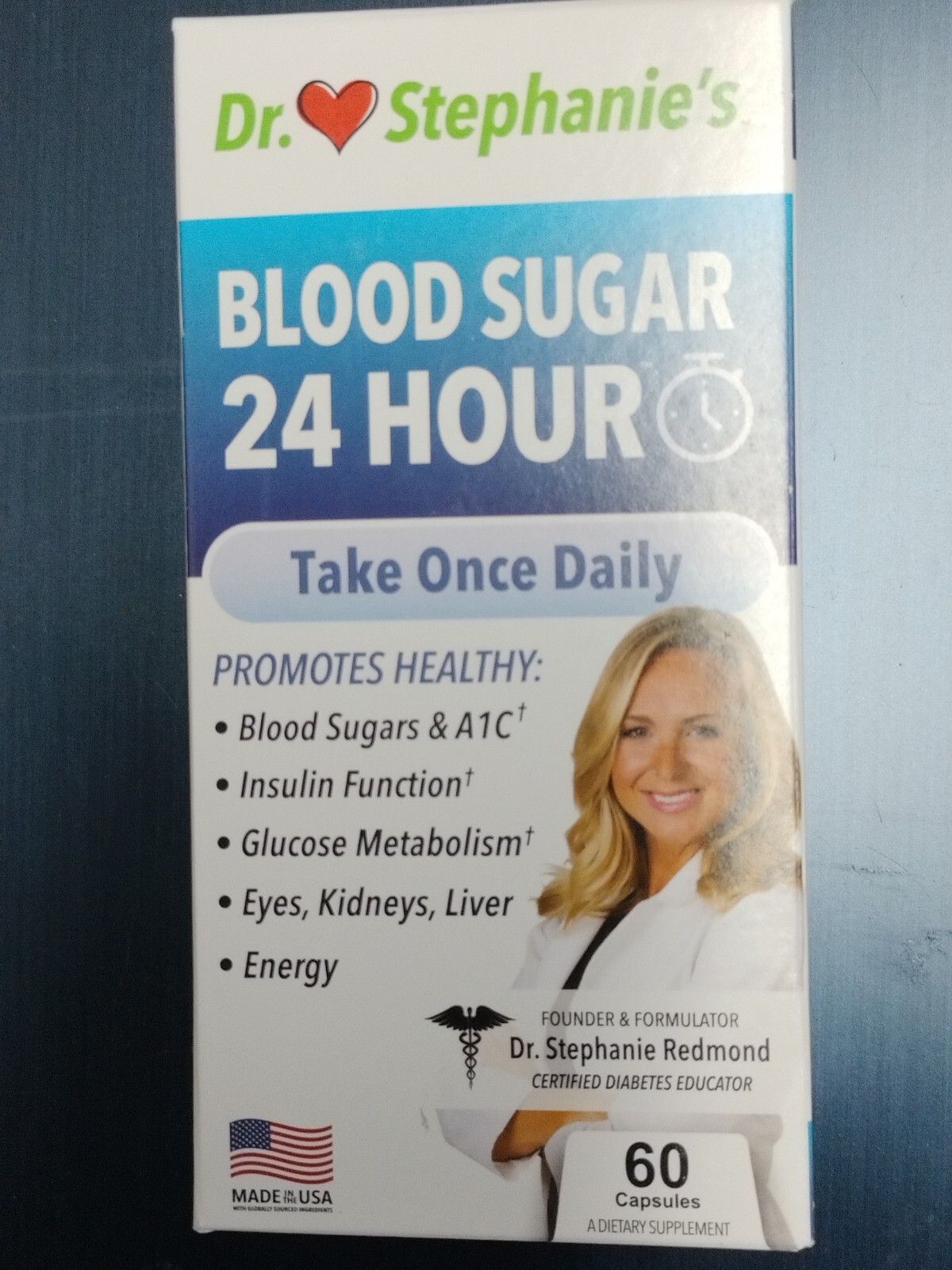 Diabetic Doctor Stephanie Blood Sugar 24 hour Daily Dietary Supplement