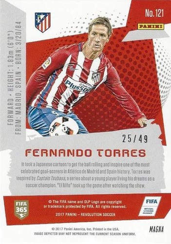 Panini Revolution Soccer 2017 - Magna Parallel /49 - Atlético de Madrid - (119-128) - Imagen 2 de 10