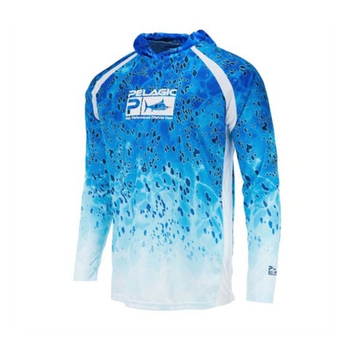 Mens Lure Fishing Clothing Hoodie UPF 50+ UV Proof T-Shirt Long Sleeve Tee Tops - Picture 3 of 9