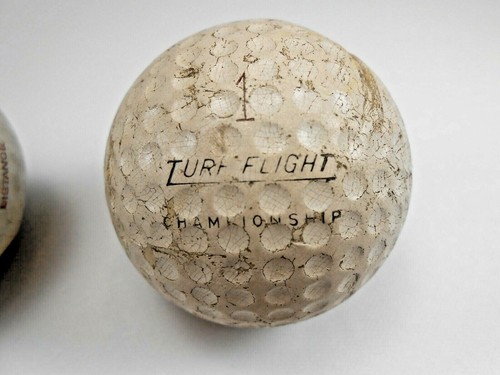 3 vintage golf balls: Turf-Flight Championship, Hagen, and Smith's - Picture 9 of 10