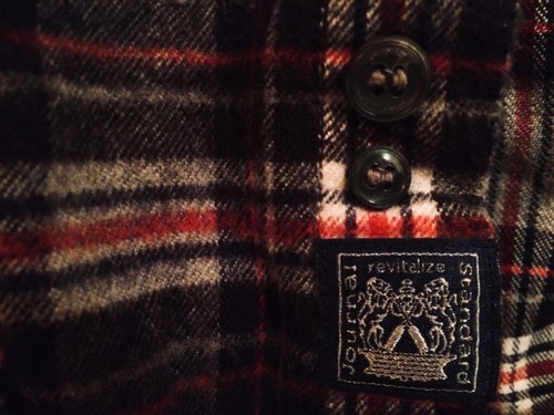 Mens Journal Standard Grey Flannel Shirt Medium - Picture 5 of 6