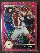 2021 Panini Prizm Draft Picks - #PDP200 Casey Opitz (RC) Pink Velocity Prizm