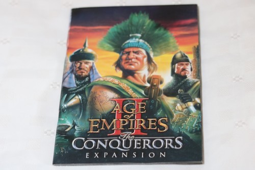 Age of Empires II - The Conquerors Expansion - Manual & Civilization Table ONLY - Imagen 2 de 8