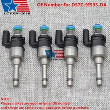 4 Pcs Fuel Injectors For Ford Escape 17-19 Fusion 14-20 1.5L Turbo DS7Z-9F593-DA