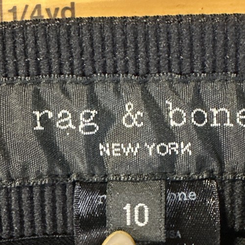 Rag Bone Pants Women’s 10 Black Red Stretch Back Zipper - Picture 5 of 11