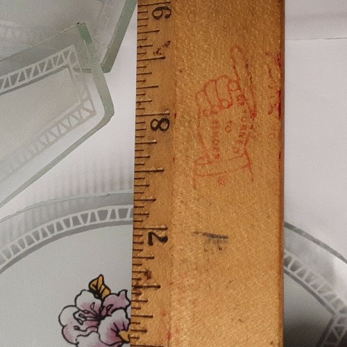Antiker gebogener blauer Vogel Glas Ersatz gebogene Platten Lampenschirm 4 - Bild 4 von 6