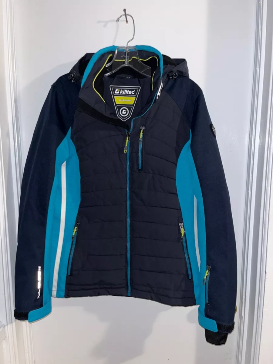 KILLTEC ALLROUND WATERPROOF Full Zip HOODED JACKET Womens sz 10 Tech Series  | eBay