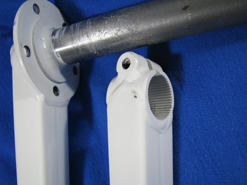 Bullseye 2-Piece 175mm Cranks White New Vintage BMX & parts! Free US 48 shipping - Picture 14 of 22