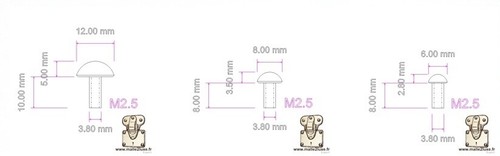 X10 Clous a viser Ø12mm laiton massif malle louis vuitton vendre goyard trunk brass