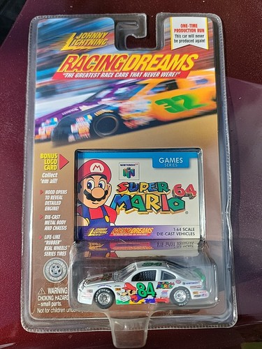 Vintage Johnny Lightning Racing Dreams Super Mario 64, NIP - Picture 1 of 3