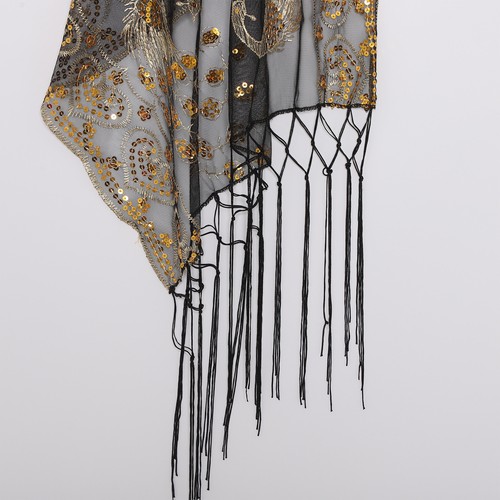 Bridal Sequin Cheongsam Cape Shawl Costume Accessory for Daily Wear Photography - Picture 63 of 63