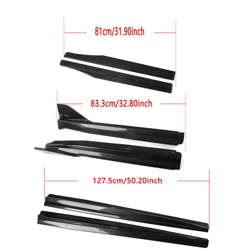 For Tesla Model 3 2017-2023 2022 Car Side Skirts Extension Rocker Panel - Picture 21 of 21