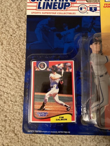 1994 figura de acción Kenner Starting Lineup MLB Tim Salmon California Angels - Imagen 2 de 4