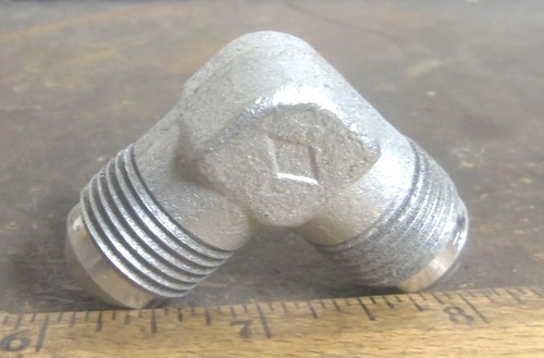 Steel 90 Degree Tube Elbow (NOS) - Picture 5 of 12