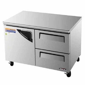 Turbo-Air-TUF-48SD-D2-N-1-Solid-Door-2-Drawers-Undercounter-Freezer
