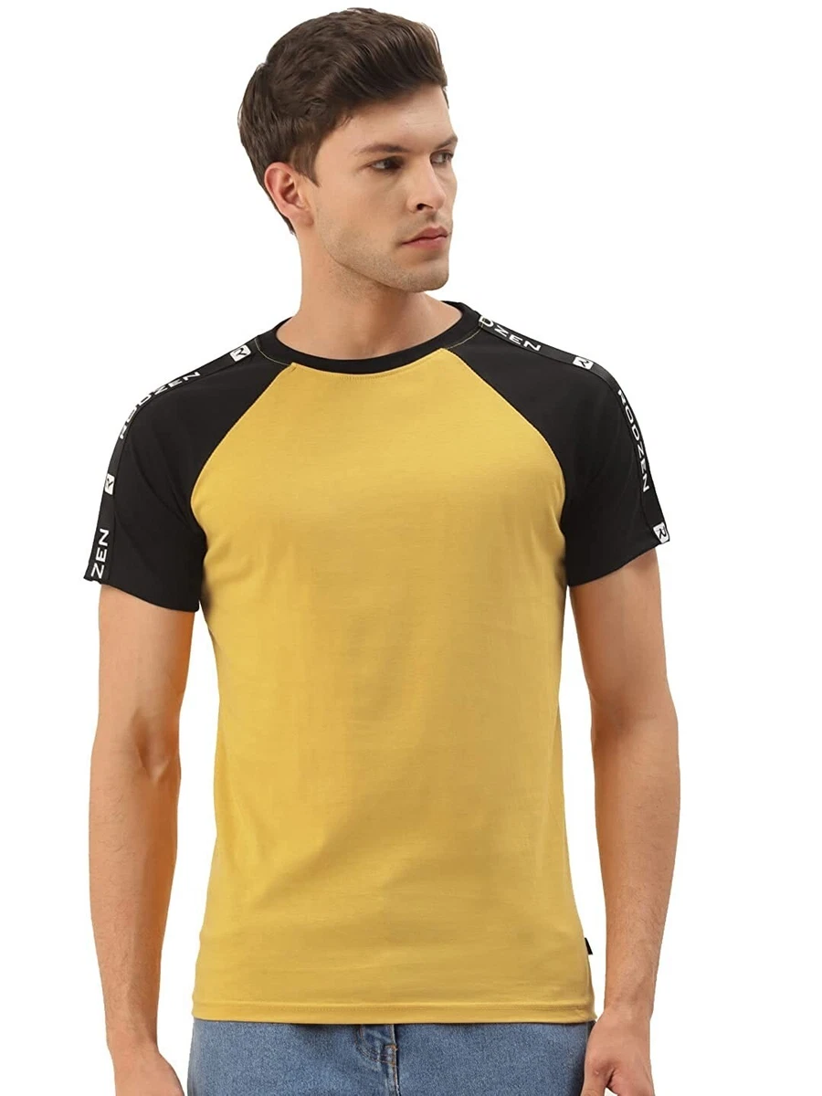 Yellow half best sale shirt