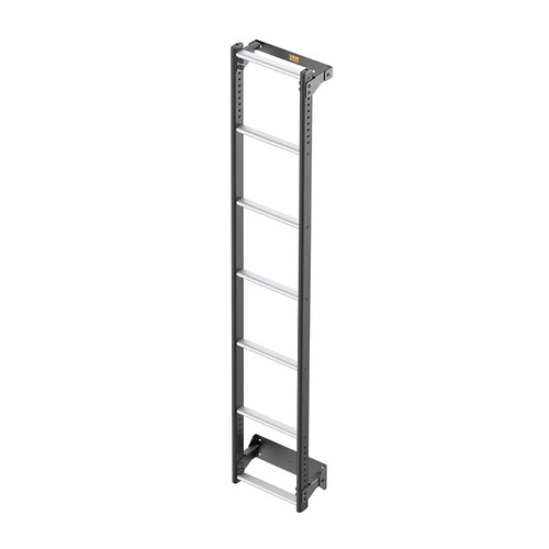Fiat Ducato Rear Door Ladder for 2006+ H2/H3 Roof Rack Access 7 Bars Van Guard - Picture 6 of 12