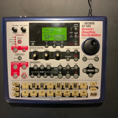Boss SP-505 Groove Sampling Workstation/SamplerManual/64mb Card/Roland 606 303