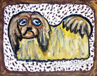 Chocolate Pekingese Pop Tart Folk Art Print 4x6 Dog Collectible Signed by Artist