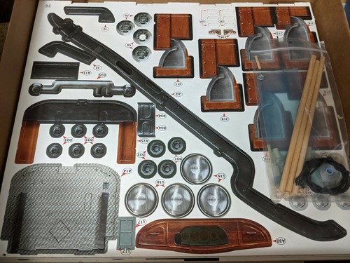 Wrebbit Built Art Collection Mercedes-Benz 500-K Automotive Kit - New Open Box - Bild 4 von 6