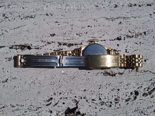 Montre Citizen Calendrier Quartz Or Femme Classique Résistante à l'eau - Photo 7/7