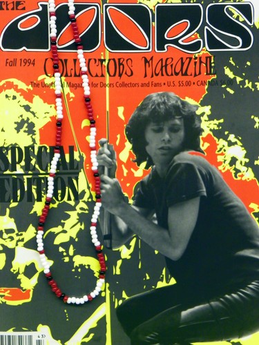 Collar de cuentas hecho a mano estilo Jim Morrison de 21" original rojo blanco negro The Doors - Imagen 7 de 12