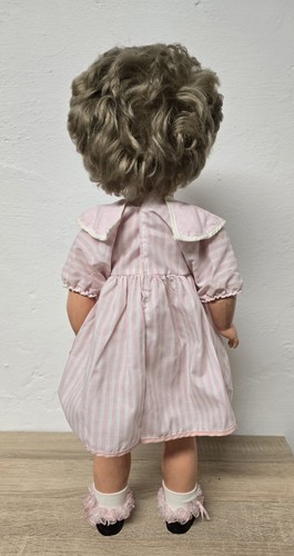 Muñeca de vinilo vintage, muñeca de plástico, muñeca ES, 60 cm, ojos dormidos,... - Imagen 6 de 13