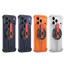 Metal Bumper Case Cover with Camera Lens Bracket for Apple iPhone 17 Pro Max