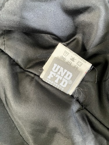 Undefeated Nylon Varsity Track Bomber Baseball Jacket L Black - Picture 11 of 11