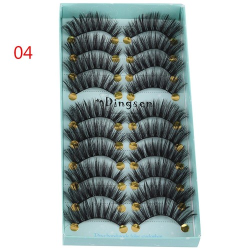 Lashes Fluffy Thick Long False Eyelashes 3D Faux Mink Hair Lash Extension Tools - Picture 7 of 15