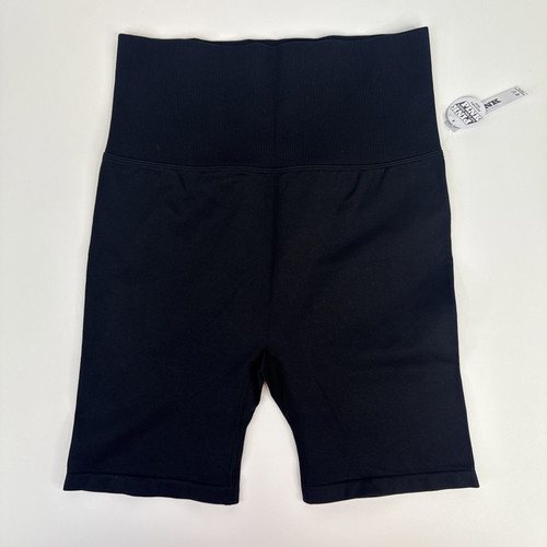 Victoria's Secret Pink Active Damen High Waist Bike Shorts Yoga schwarz Gr. M - Bild 1 von 10