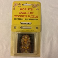 KARNAN WORLD'S SMALLEST WOODEN PUZZLE 99 Pieces Made in Sweden - NEW