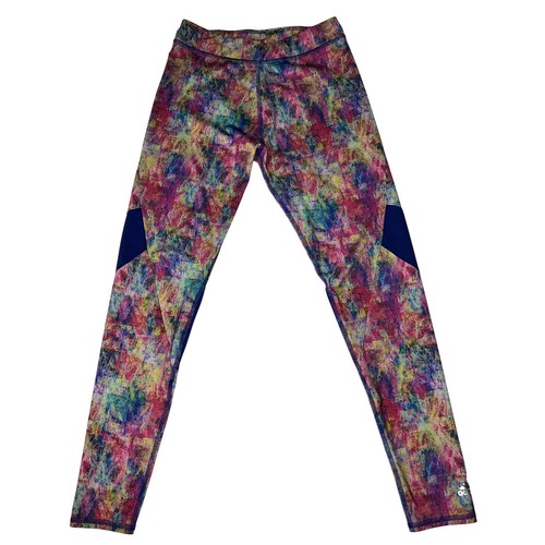 Adidas Kids Active Colorful Leggings Athletic Running Pants Youth Size L (16) - Picture 1 of 13