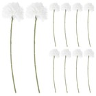  10 Pcs Artificial Flower Plastic Chrysanthemum Flowers for Decoration