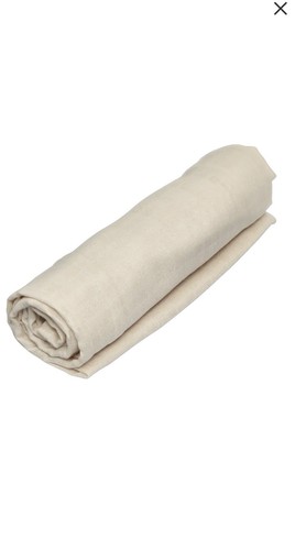 Rossmann Pucktuch beige ca. 120/120 cm 100% aus Bio-Baumwolle NEU OVP - Bild 2 von 3