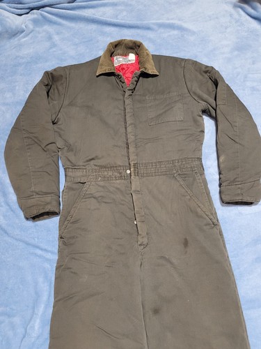 Vintage Sears Outerwear Insulated Coveralls Men’s Sz 35 Waist 28 Inseam - Picture 2 of 9