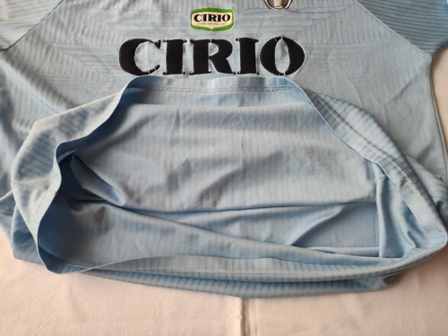 MAGLIA CALCIO VINTAGE SS LAZIO 1997/98 HOME UMBRO CIRIO FOOTBALL SHIRT - Foto 14 di 17