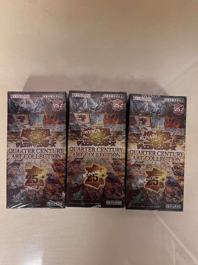 QUARTER CENTURY ART COLLECTION ３BOX QUARTER CENTURY ART COLLECTION Booster Box Yu-Gi-Oh! OCG