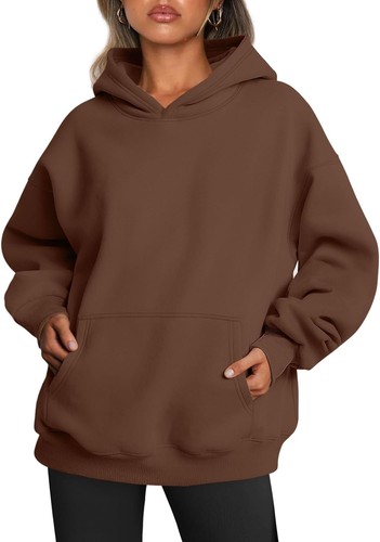 Womens Oversized Hoodies Fleece Sweatshirts Sweaters Pullover Outfits Clothes - Picture 18 of 345