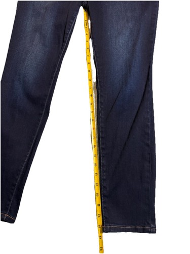 NY & Company SOHO Women’s Size 12 Curvy Legging Dark Blue Denim Jeans - Picture 3 of 13
