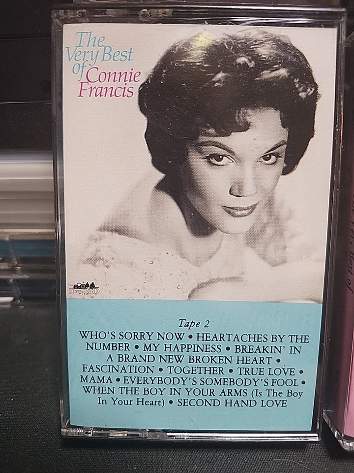 Connie Francis The Very Best of Connie Francis Cassette Tape 1991 HOMELAND Free - Image 3 of 4