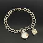Sterling Silver Christian Bible Matt 17:20 Mustard Seed of Faith Bracelet Charms
