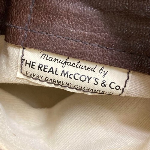 rm-7561) The Real McCoys M-422A Herren Fliegerjacke Gr. Medium braun #0425 - Bild 9 von 9